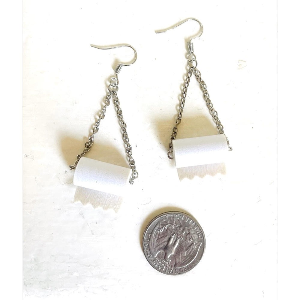 Kitschy Paper Roll Earrings